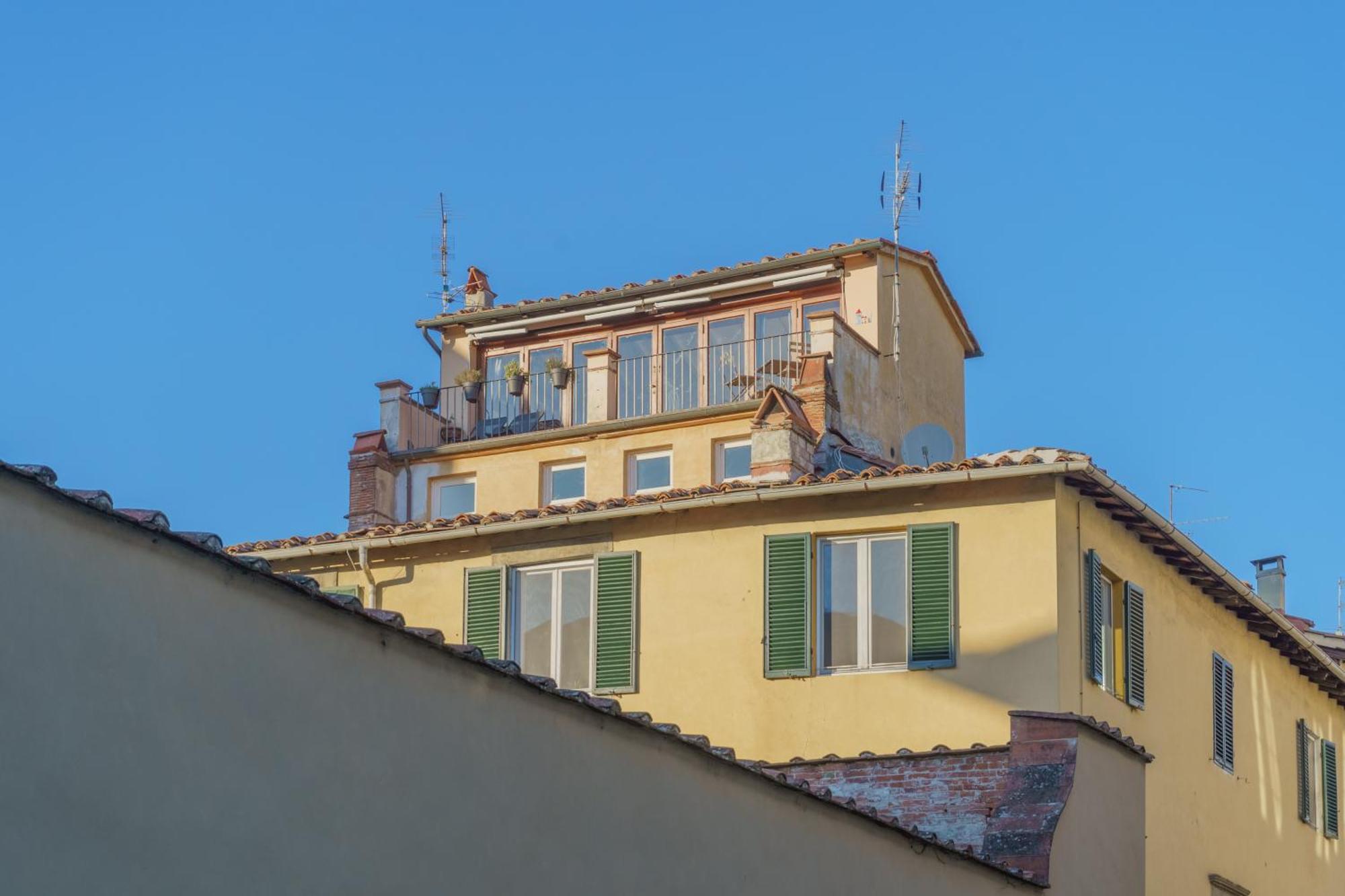 Terrazza Coccode' Spazioso Con Vista Mozzafiato! Lucca Luaran gambar